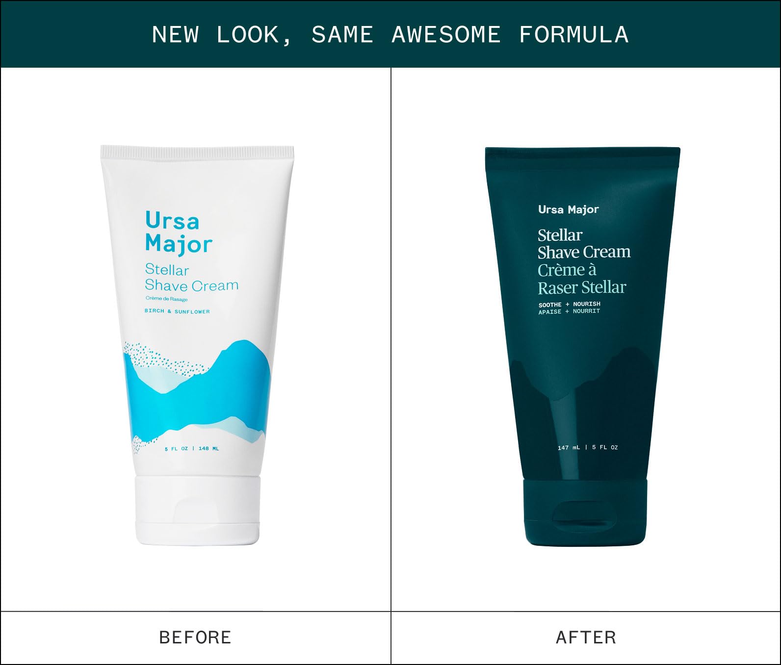 Ursa Major shave cream texture closeup demonstrates rich, cushiony feel without lather.