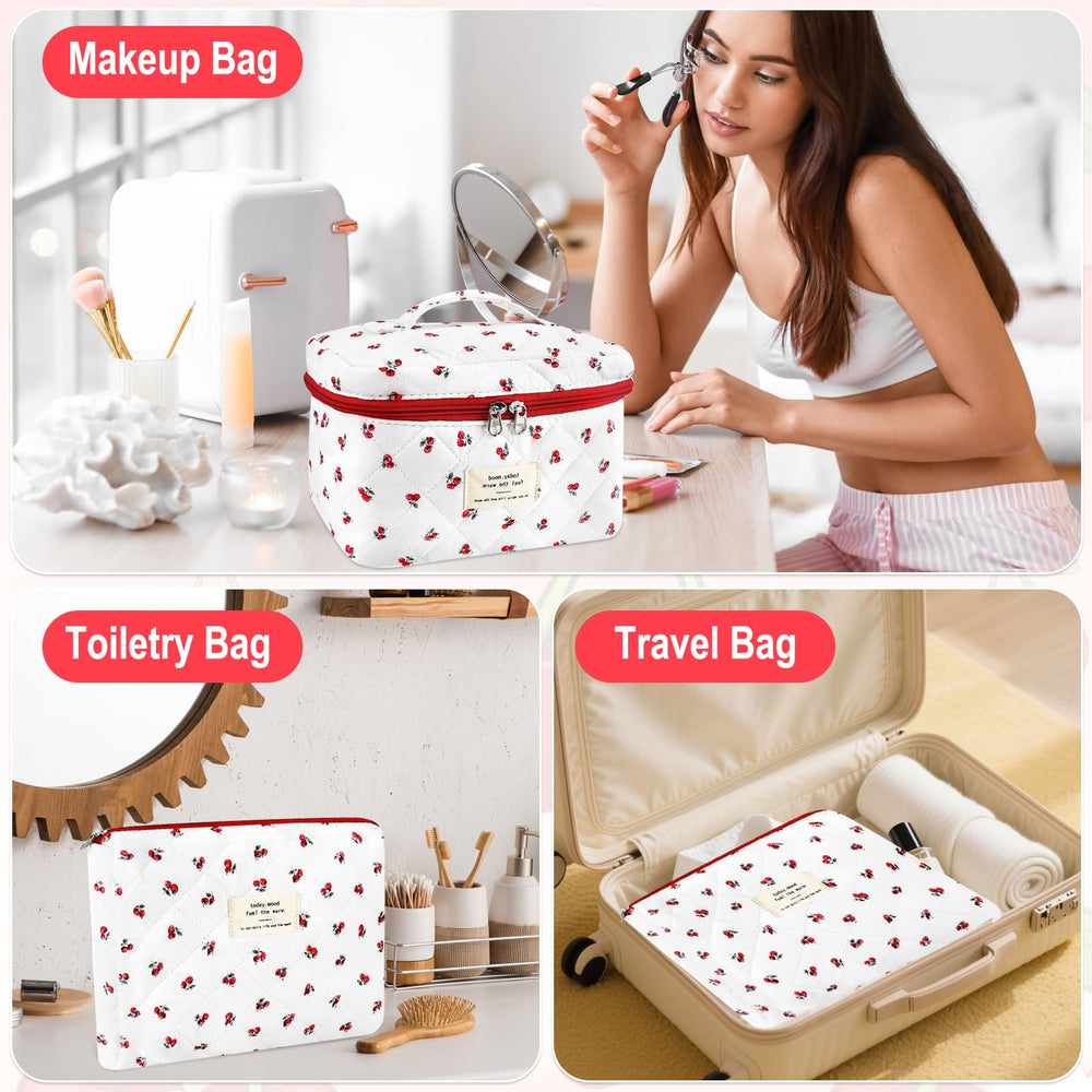 URSKYTOUS coquette cotton texture closeup highlights breathable fabric and easy-clean surface.