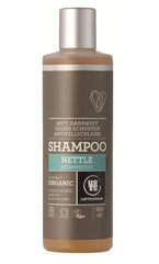 Urtekram Nettle Organic Shampoo bottle for refreshing cleanse and scalp nourishment