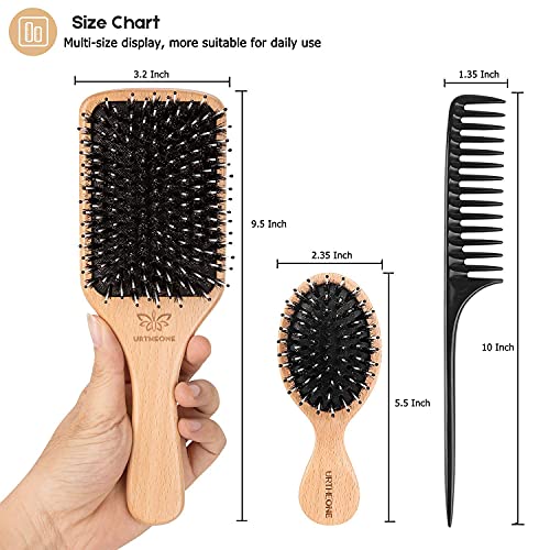 URTHEONE detangles gently while distributing scalp oils for healthier-looking ends.