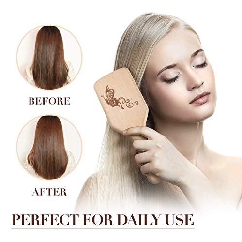 URTHEONE mini travel brush fits in bags for quick detangling anywhere.