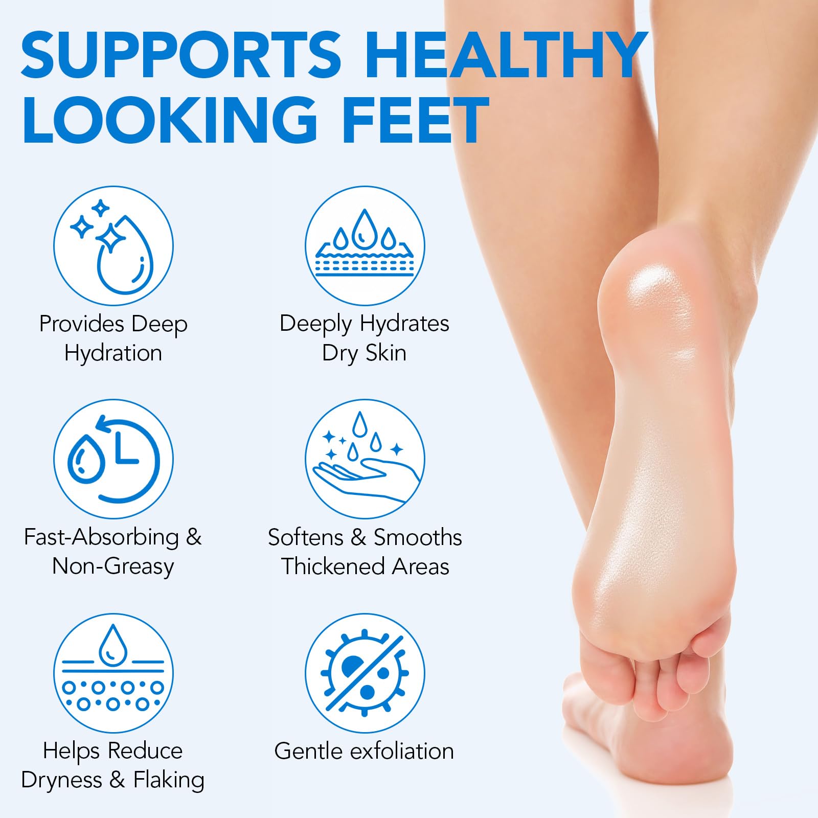 Uruses cream-stick close-up shows creamy texture ideal for daily foot care.