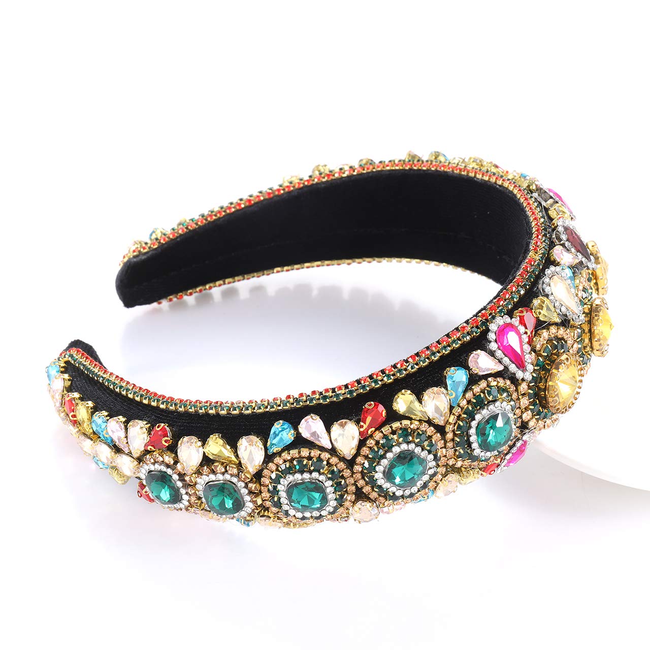 Urwomin Beaded hairhoop headband pairs with updos for elegant styling