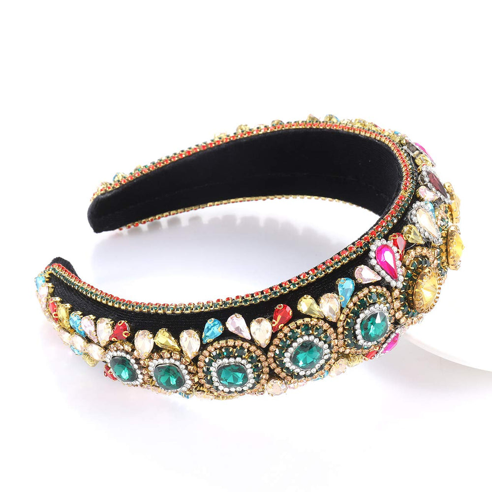 Urwomin Beaded hairhoop headband pairs with updos for elegant styling