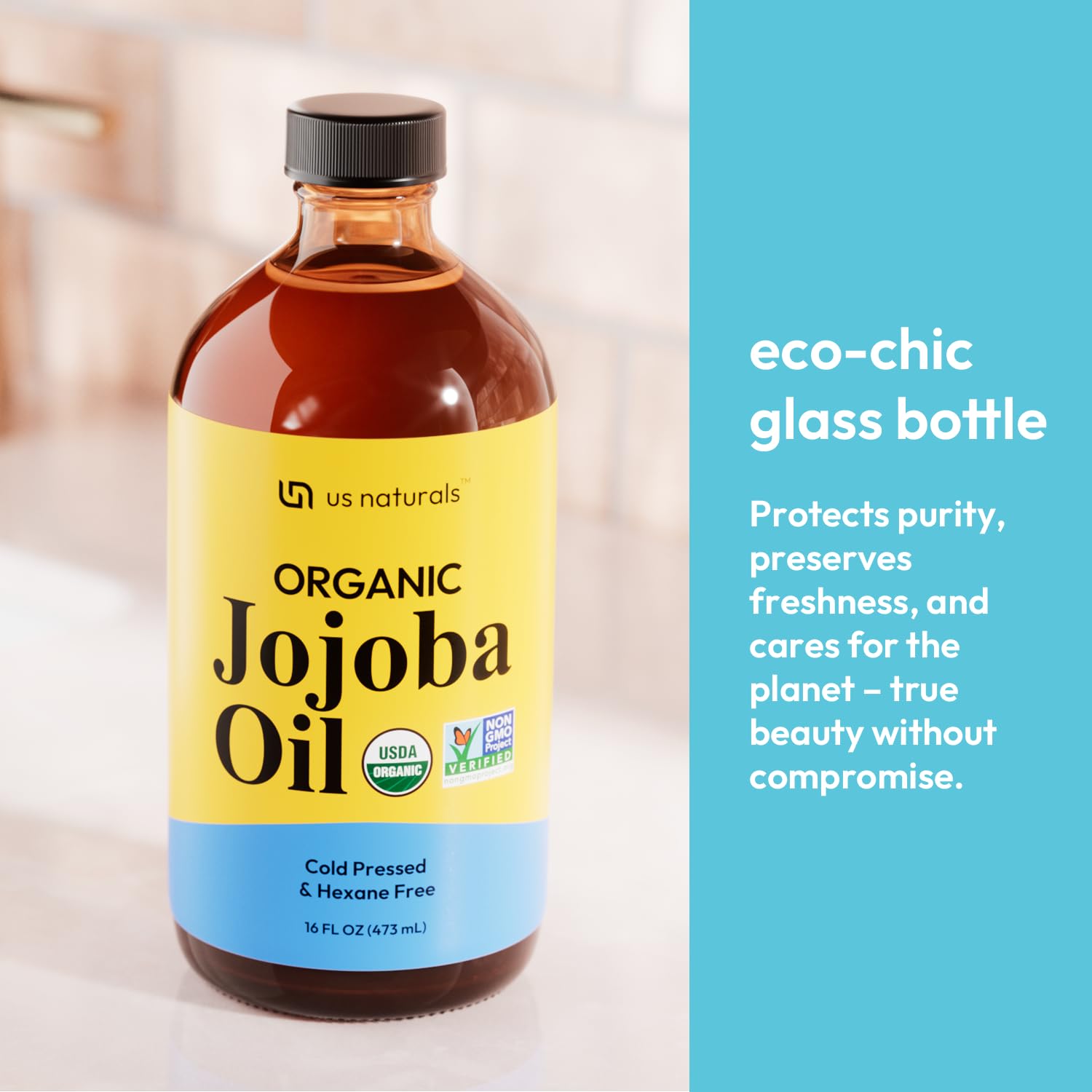 Us Naturals Jojoba Oil skin moisturizing use on hands or face