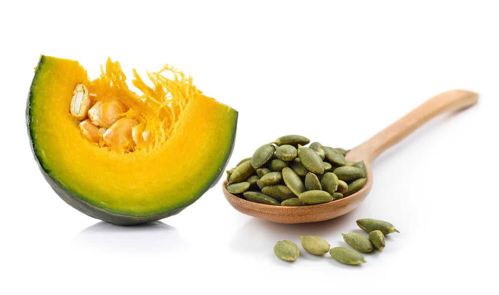 US Organic Pumpkin Seed Oil cold-pressed label emphasizes purity and unrefined quality.
