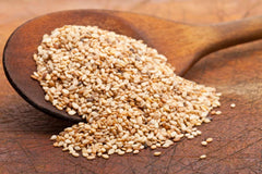 US Organic sesame seed oil with glass eye dropper enables controlled topical use.