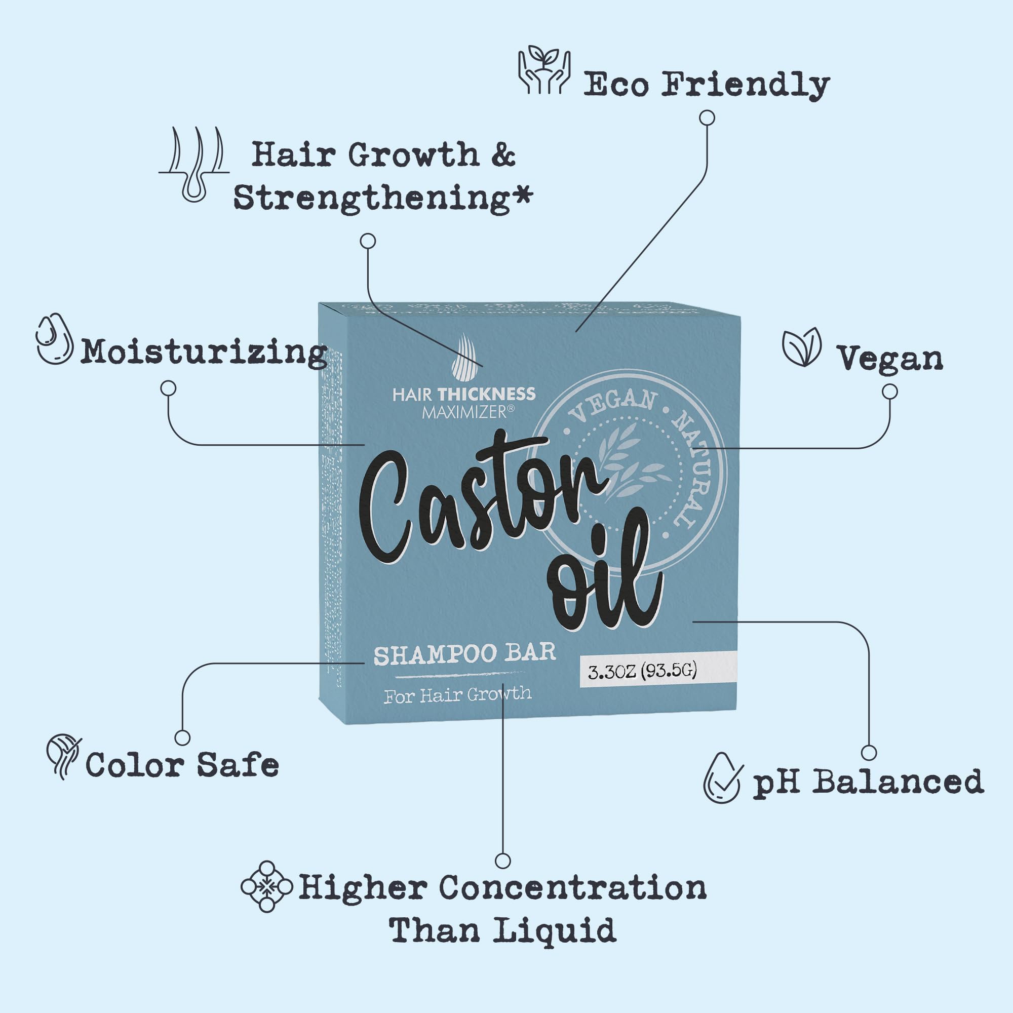 USA-made natural strengthening castor-oil bar signals domestic production and chemical-free care