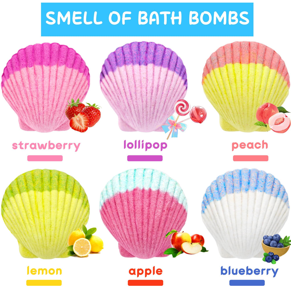 usand Mermaid Bath Bombs gift-set box ready for Easter, birthdays, and holidays.