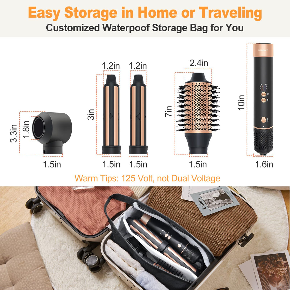 USbelff Hair Styler Dryer Brush travel-ready gift packaging