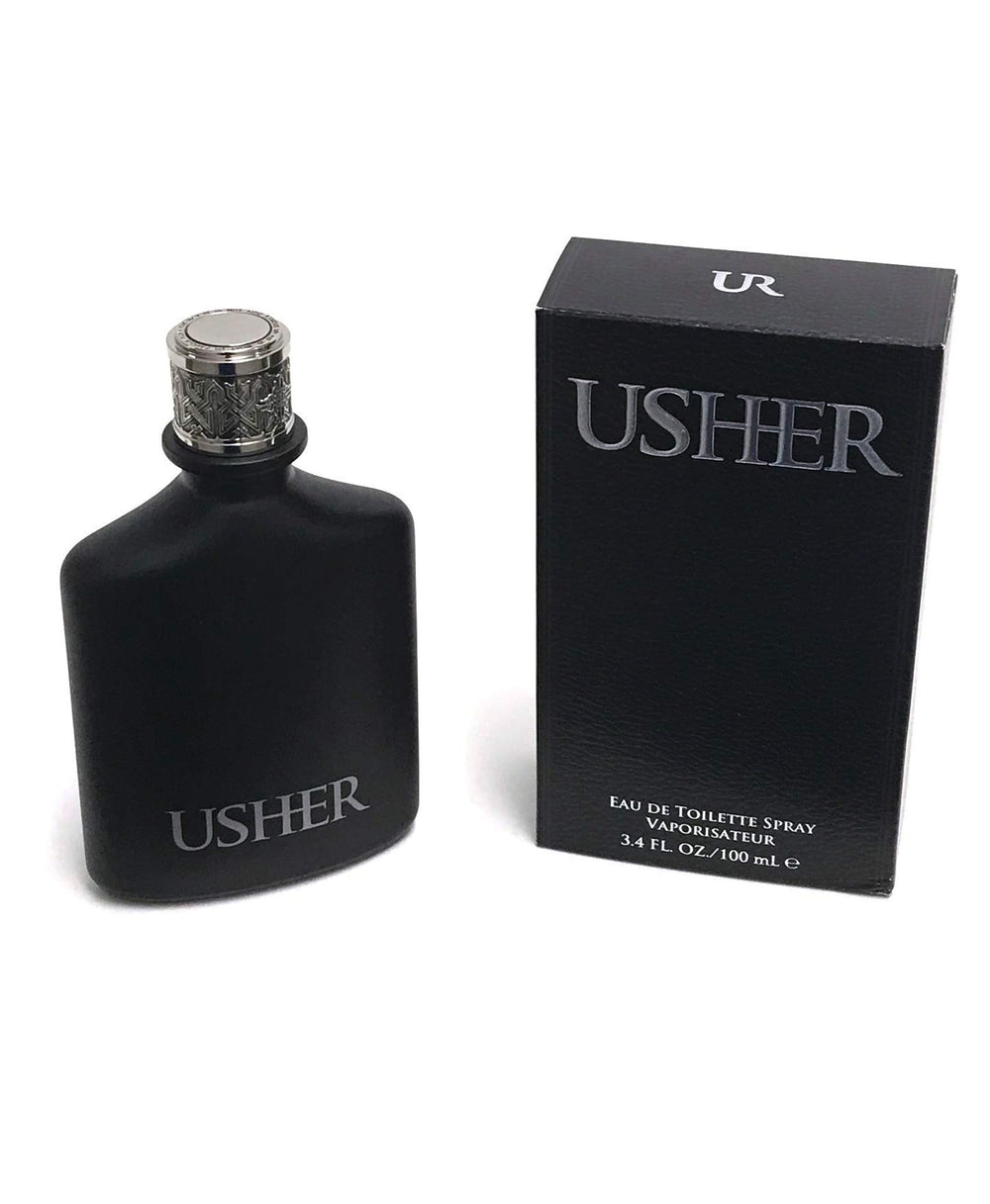 Usher By Usher For Men bottle closeup shows modern masculine scent for everyday confidence