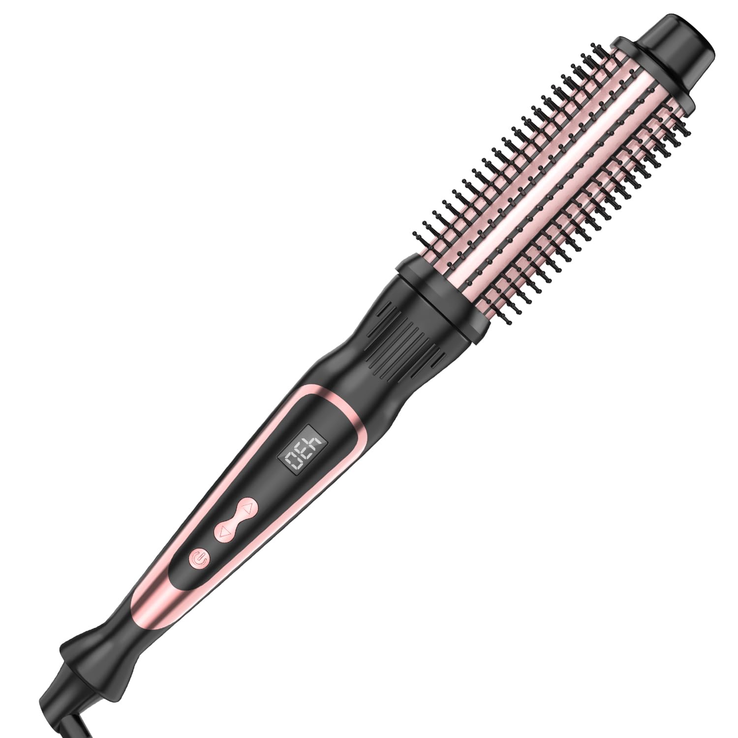 USHOW Thermal Brush with 1.25-inch barrel in rose gold for smooth, voluminous curls.