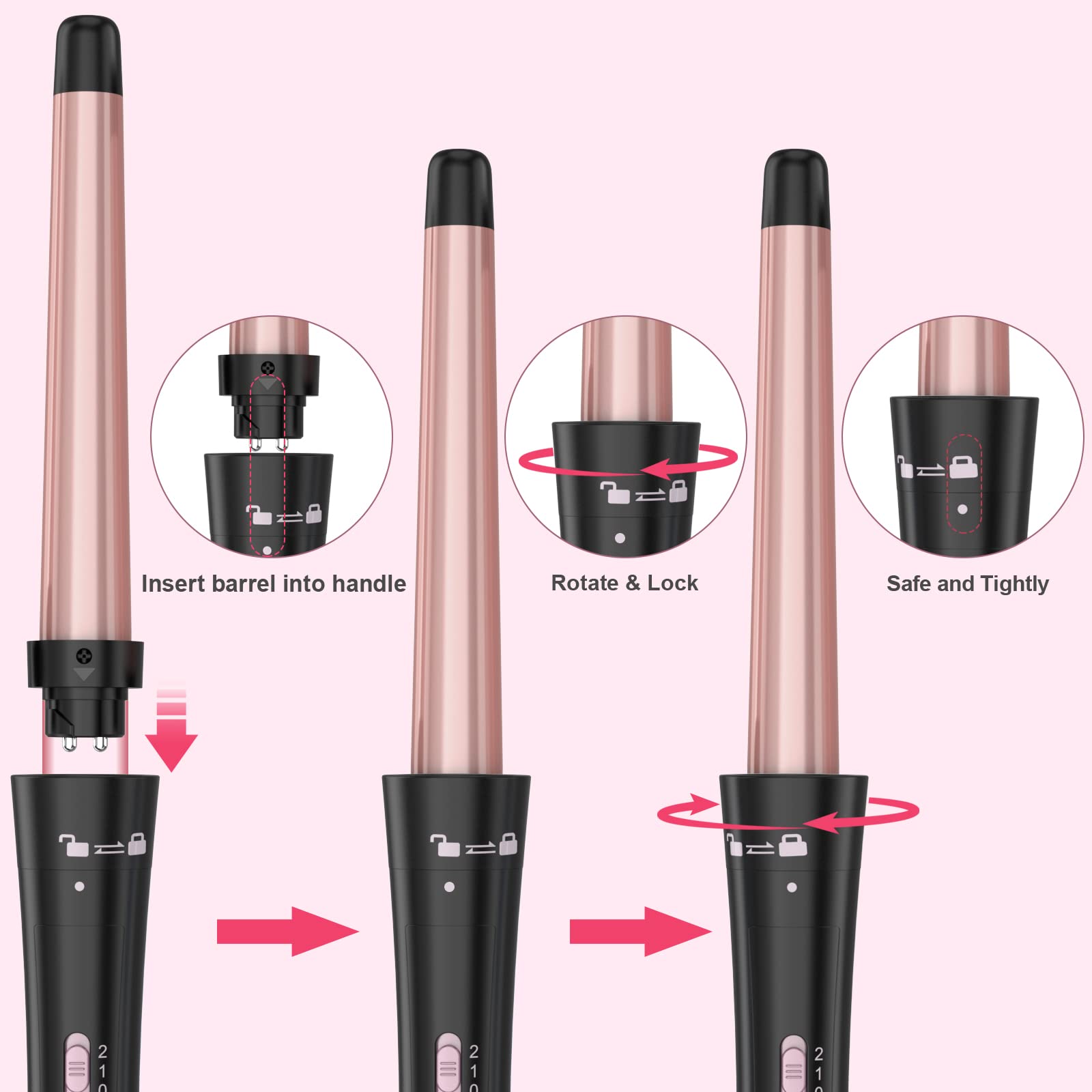 USHOW 30-second heat bar speeds up styling time.