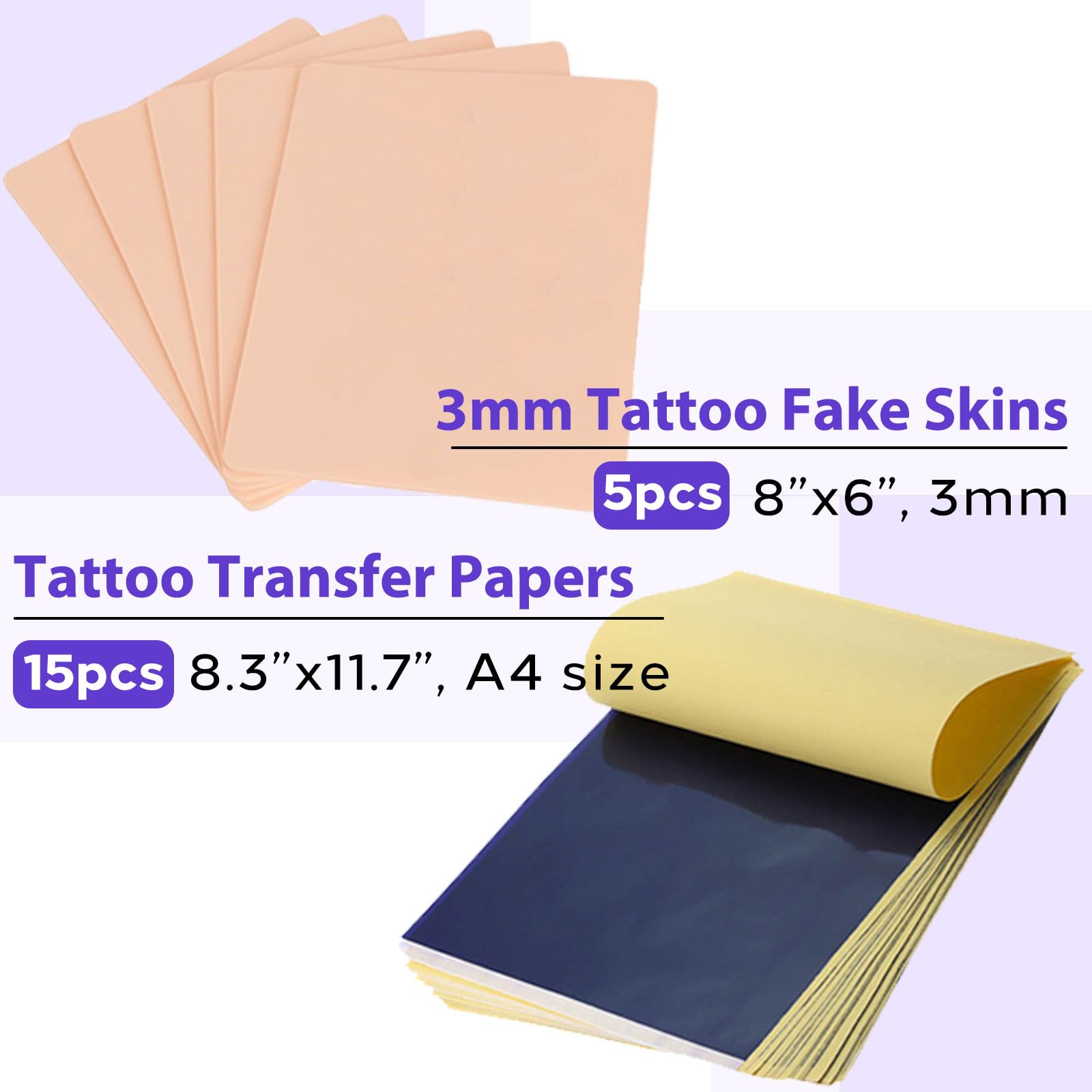 Usiriy dual-sided 3mm skin for extended practice and durable needle resistance.