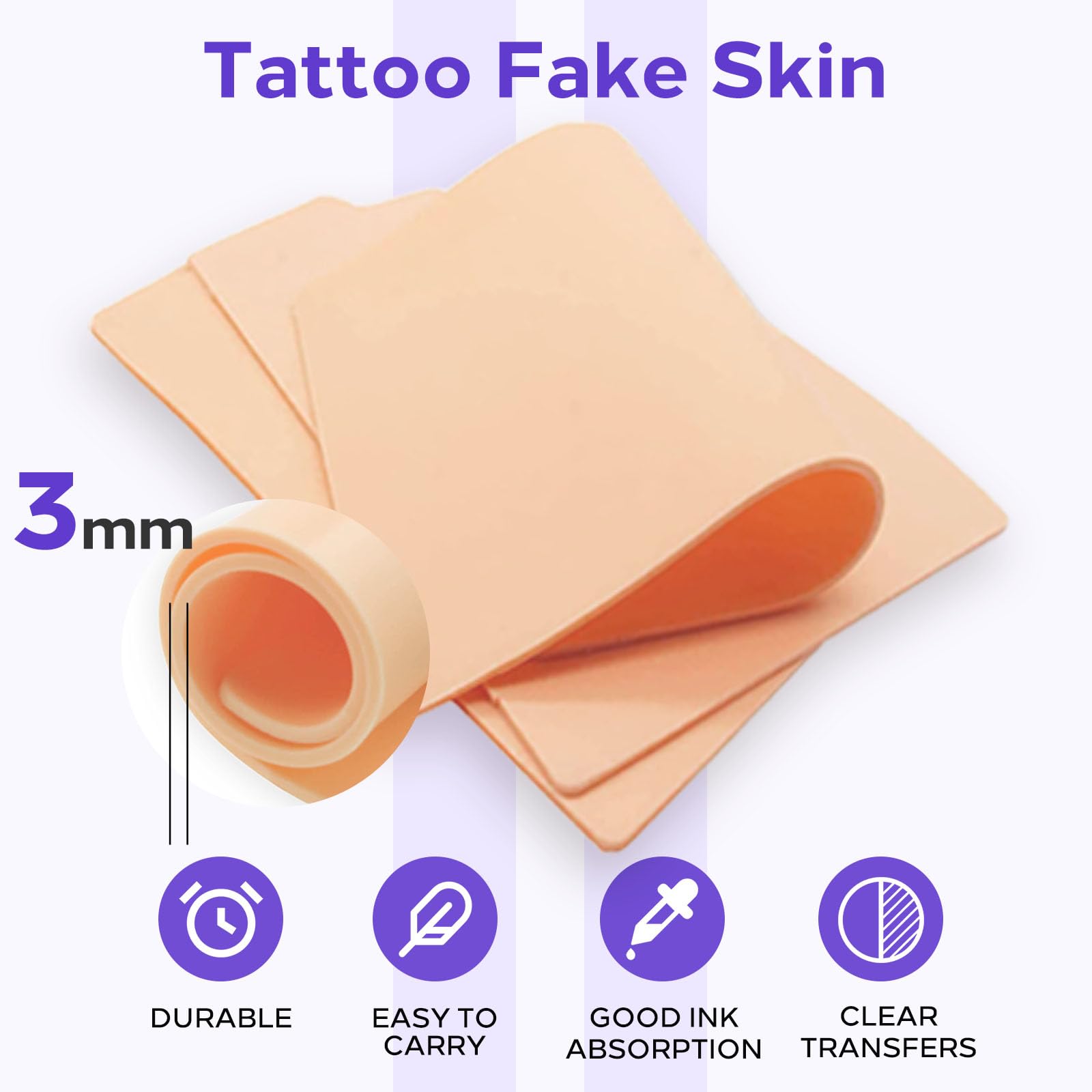 Usiriy tattoo transfer paper 15 sheets for clean, accurate stencil transfers.