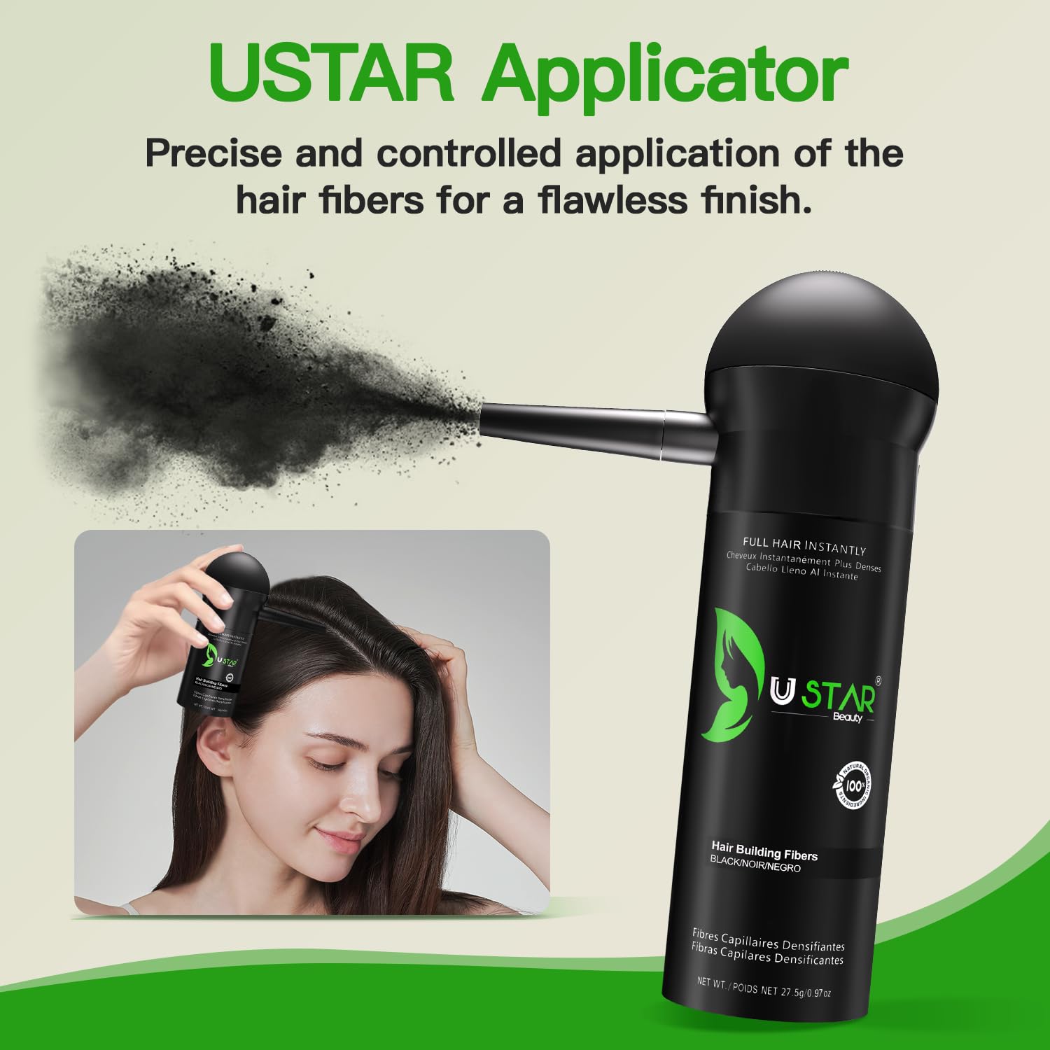USTAR barber comb blending helps create clean hairlines with less fallout.