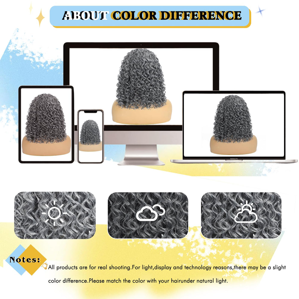 Usweety headband wig ombre brown color for versatile looks