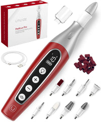 UTILYZE PediLux Pro cordless nail file with LED display for precise, on-the-go nail care