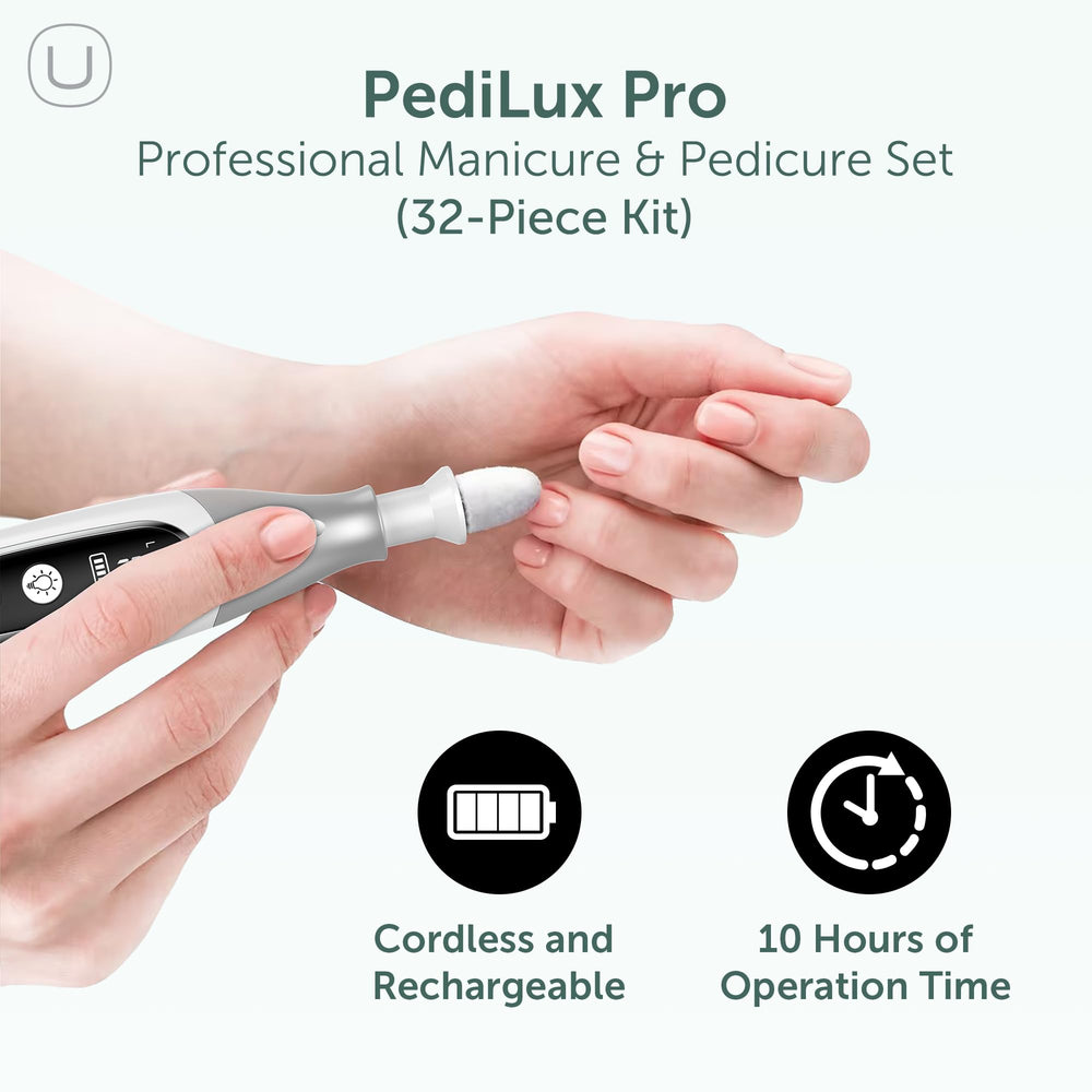 UTILYZE Pedilux Pro LED display shows battery and speed settings for precise control.