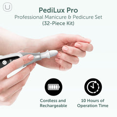 UTILYZE Pedilux Pro LED display shows battery and speed settings for precise control.