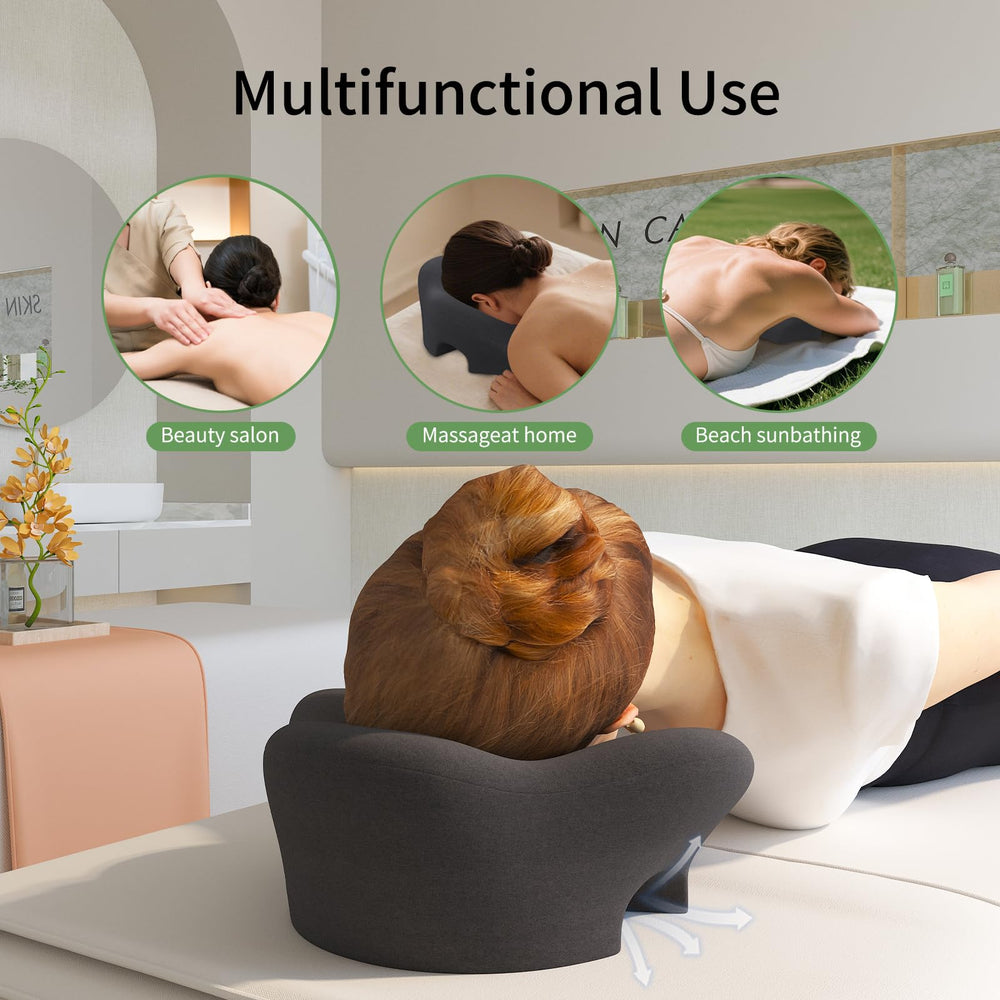 UTJZIB Massage Pillow Face Down portable travel companion for spa and home use.