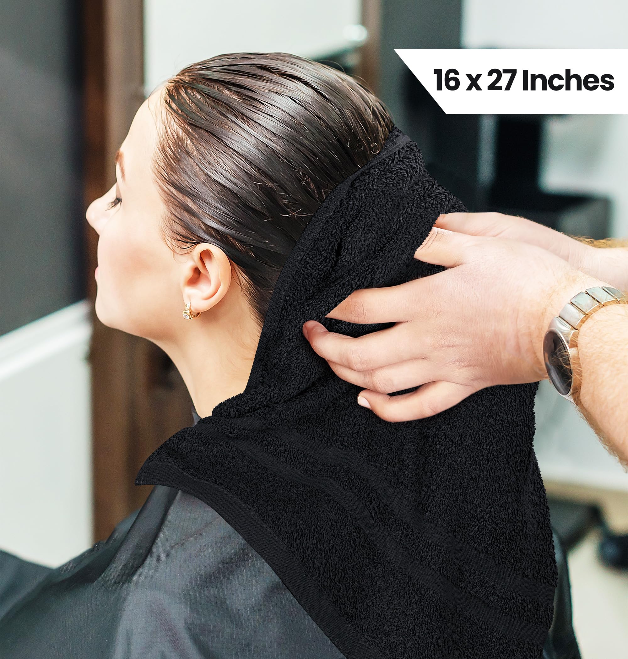 Utopia Towels quick-dry cotton towel designed to withstand frequent washing and chemical exposure.