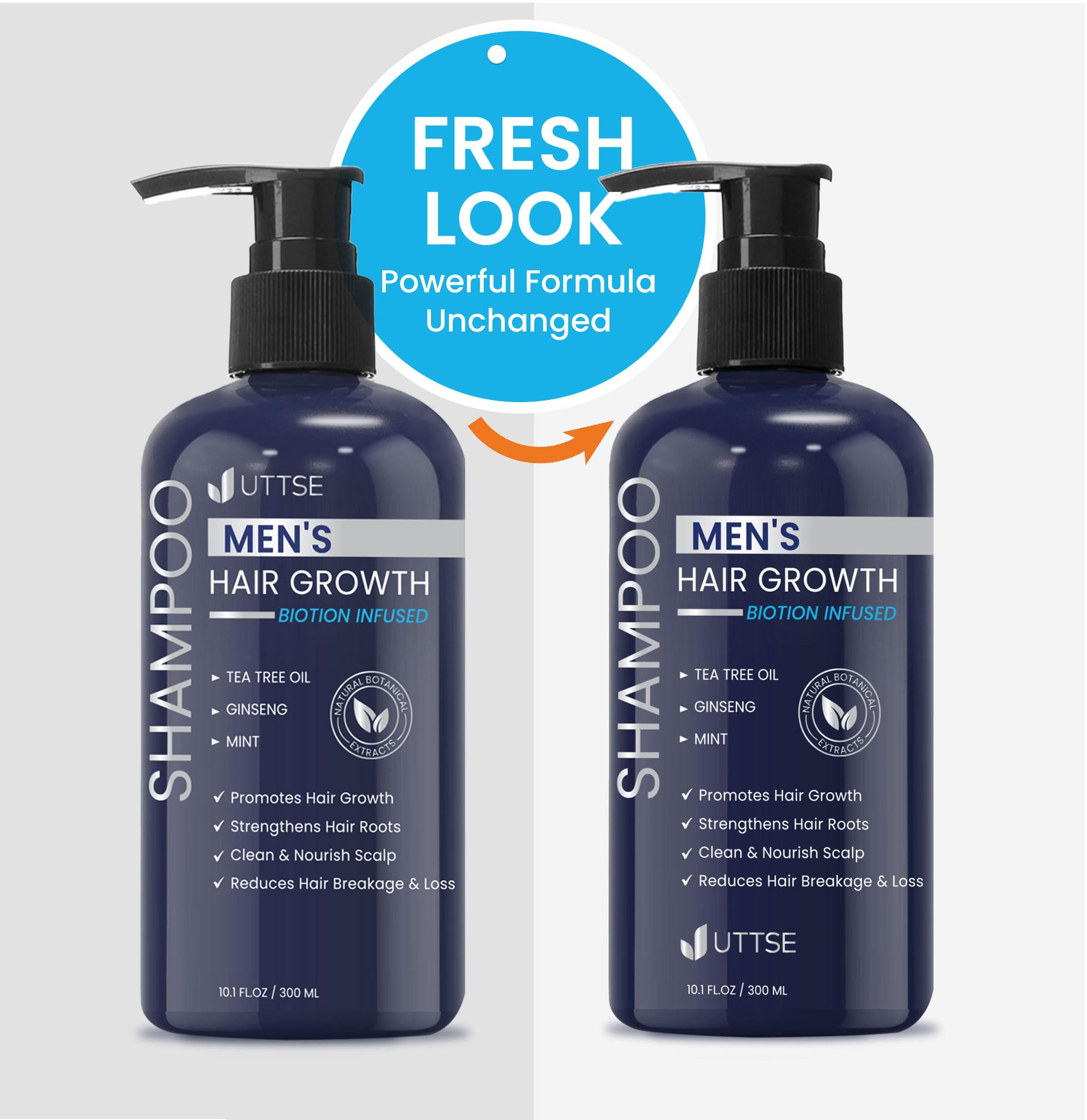 Uttse Biotion shampoo scalp massage—soothe itchy scalp while cleansing oil and sweat.