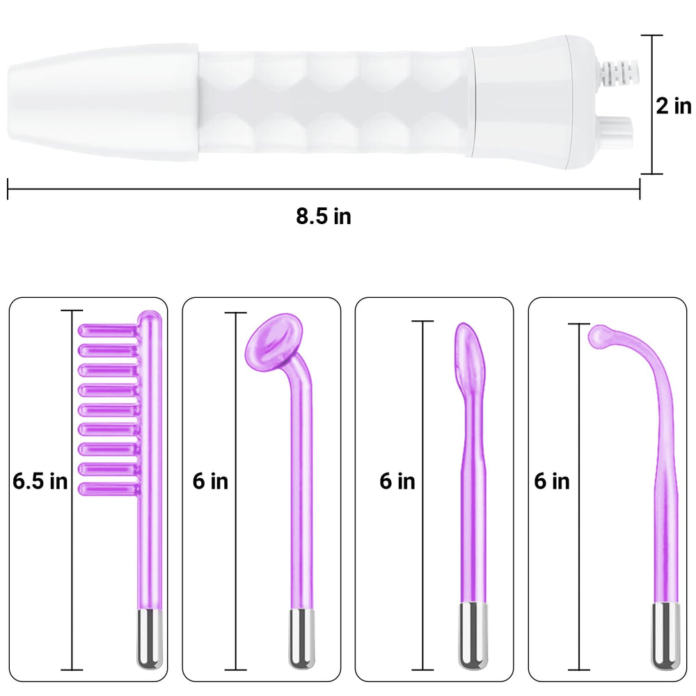 UUPAS high-frequency facial wand side view shows portable design ideal for travel skincare.