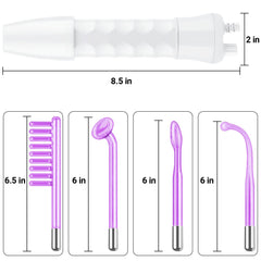 UUPAS high-frequency facial wand side view shows portable design ideal for travel skincare.