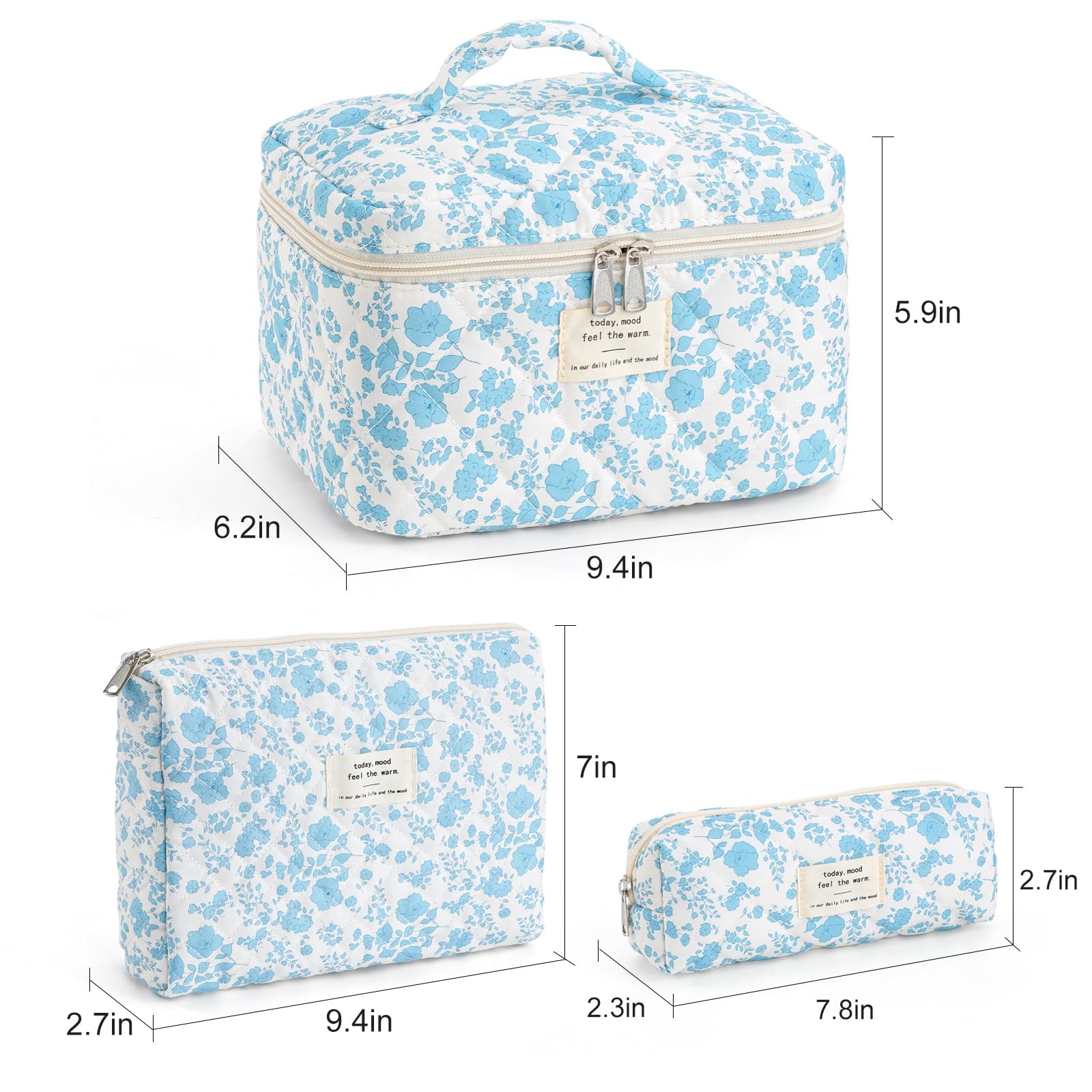 UUYUUY double zipper gold-plated opening for smooth access