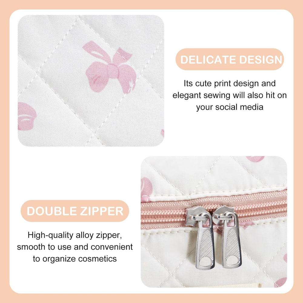 UUYUUY makeup bag versatile use — stores cosmetics, skincare, toiletries.