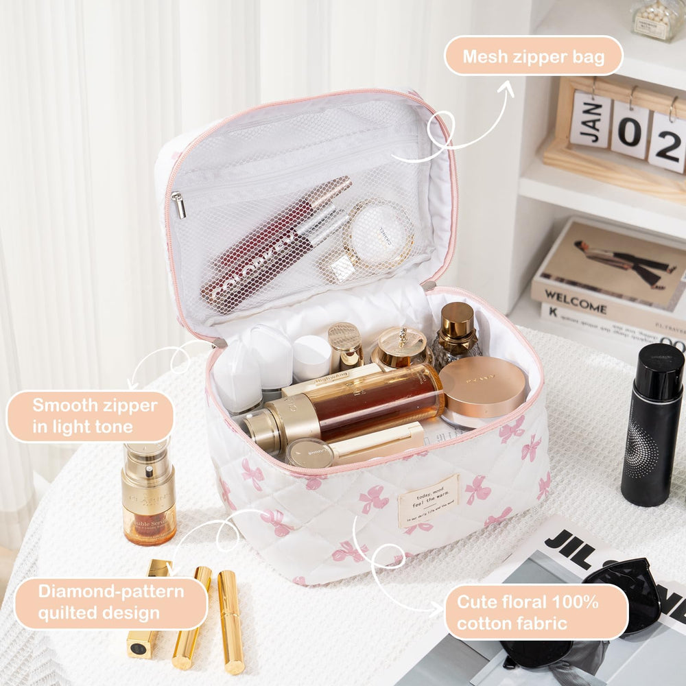 UUYUUY makeup bag delicate design — soft-touch fabric for daily use.