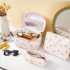 UUYUUY makeup bag travel organizer — compact fold fits in purse.