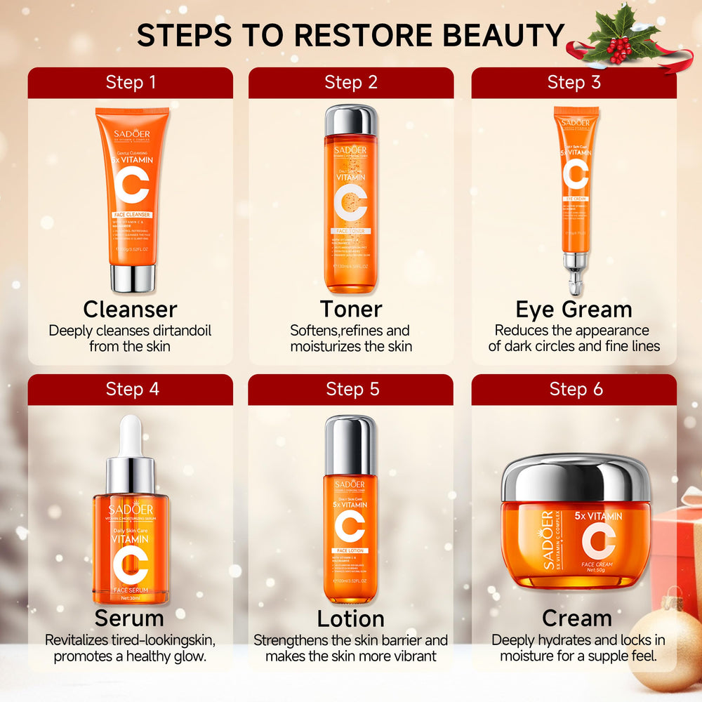 UZTUZT Quick-glow routine image conveys a 3-minute skincare moment.