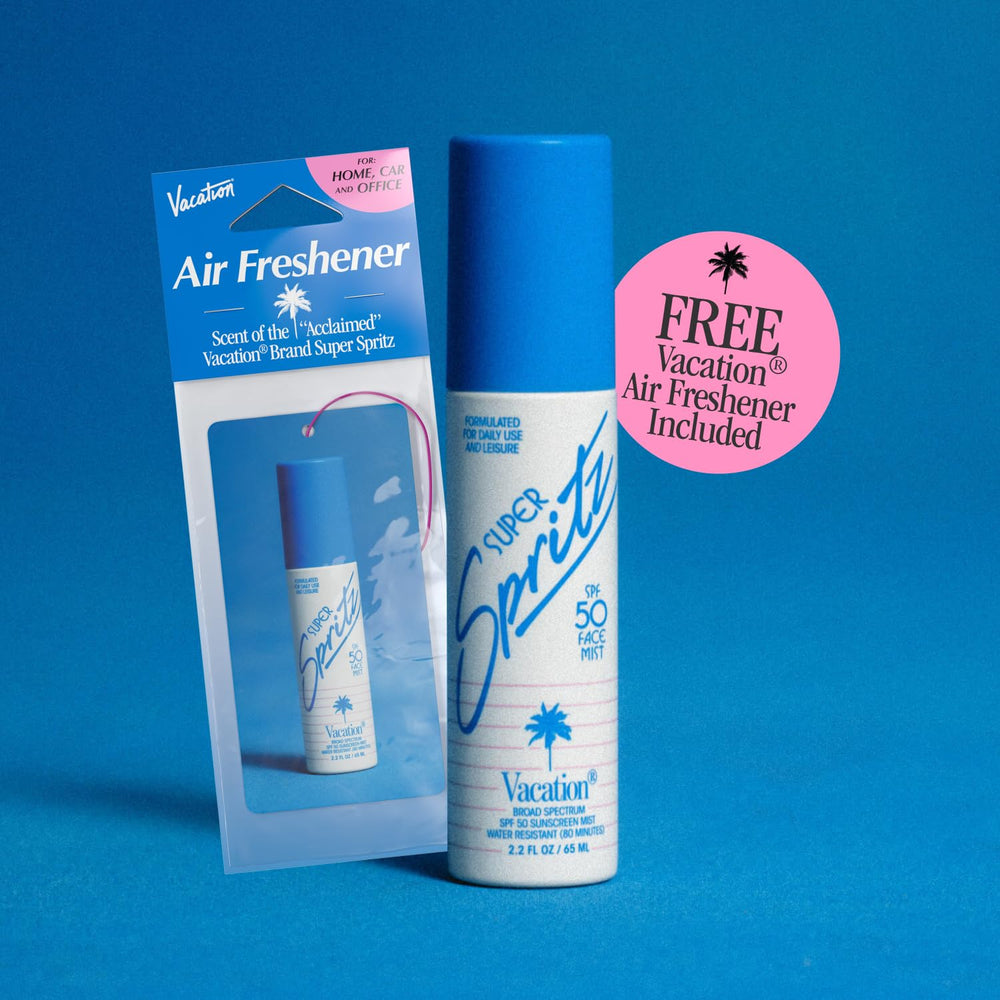 Vacation air freshener bundle illustrates a refreshing scent for rooms.
