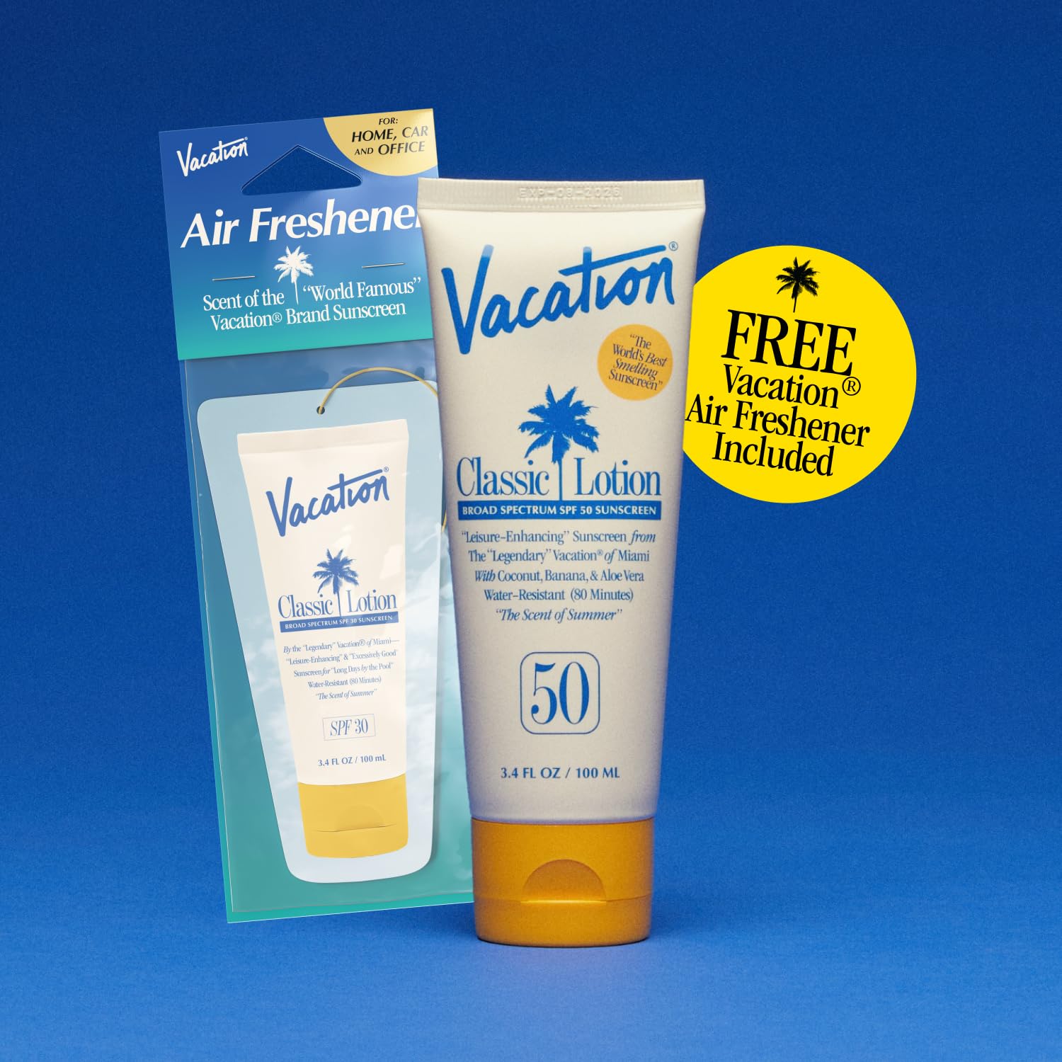 Vacation Air Freshener compact packaging ideal for travel