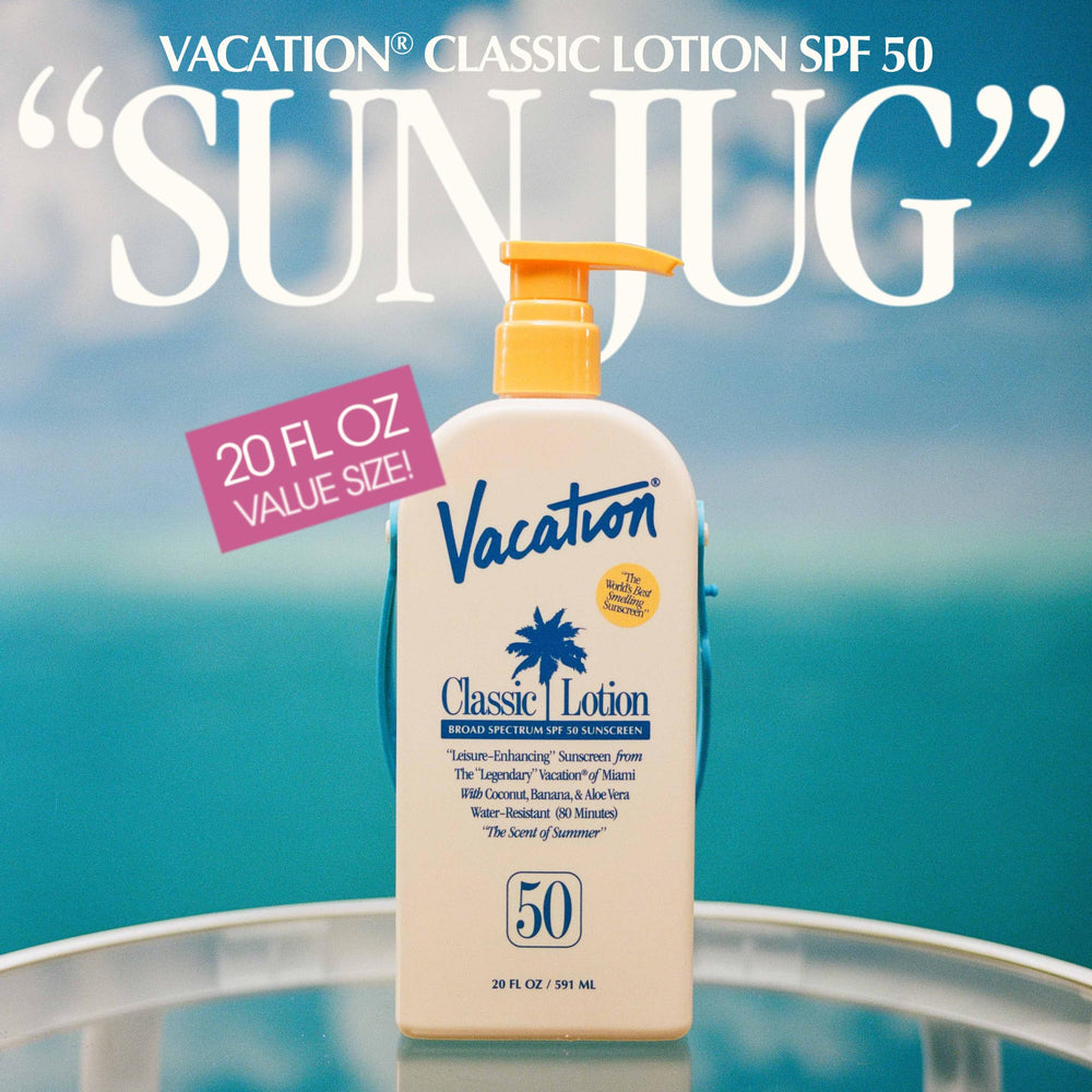 Vacation Classic Lotion 20 oz bulk bottle ideal for family pool days.