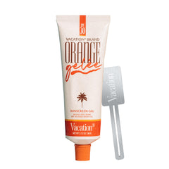 Vacation Orange Gelée bottle shot shows radiant, clear-drying gel for all skin tones and enviable shine.