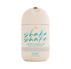 Vacation Shake Shake sunscreen bottle offers daily mineral SPF 50 protection.