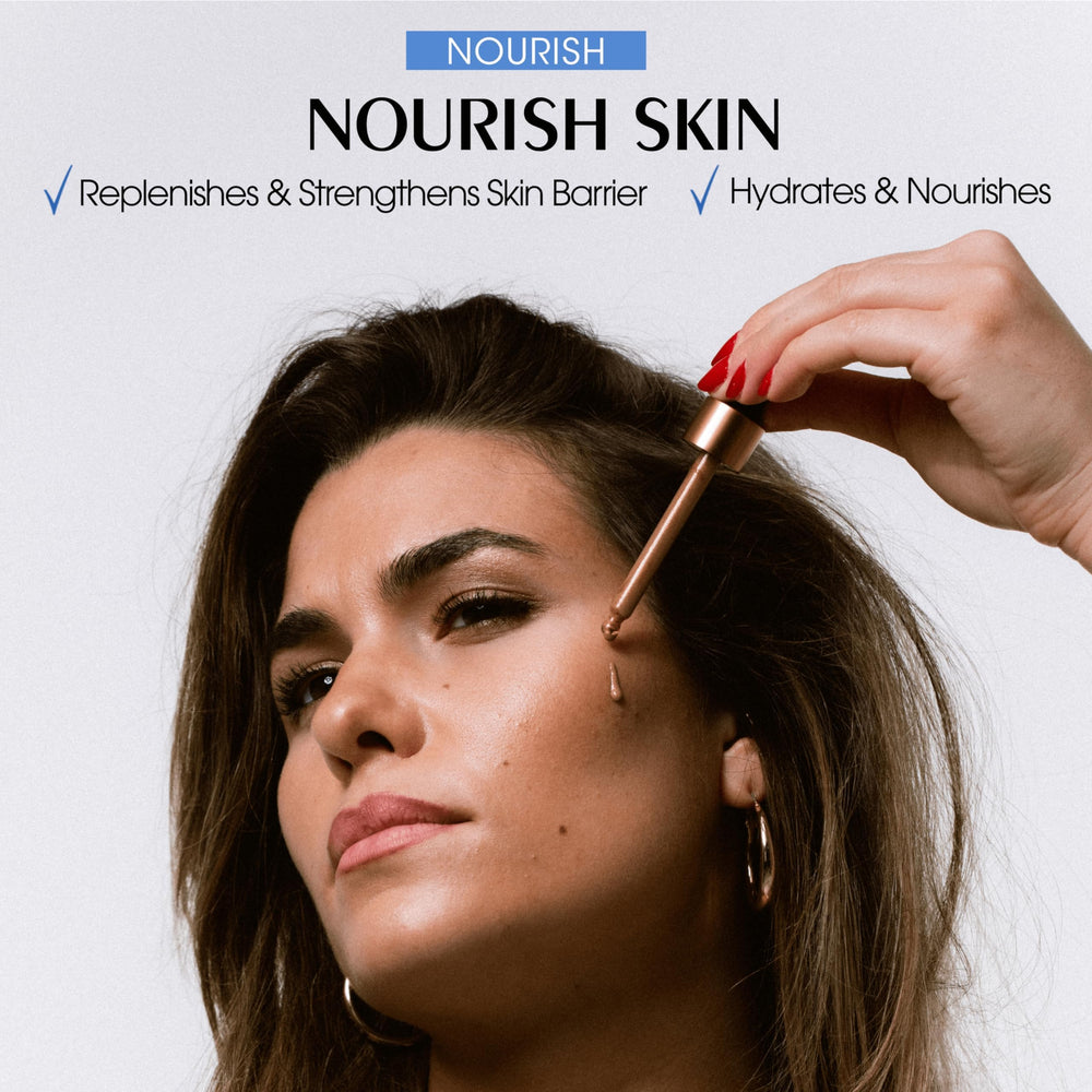 Vacation Studio Tone SPF 50 application showing broad spectrum protection.
