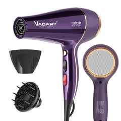 VAGARY 6690A front view hair dryer showing compact design for fast drying