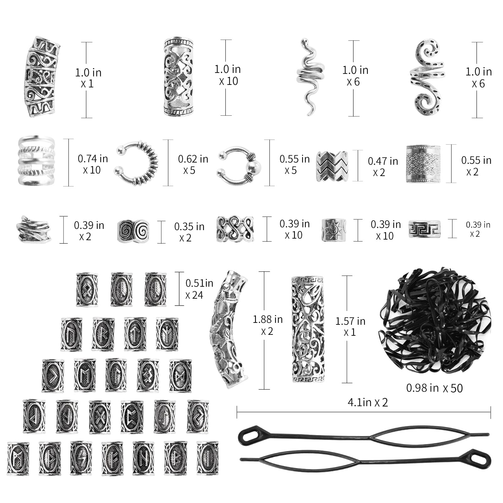 Vaikby transparent storage box keeps 152pcs organized for crafting
