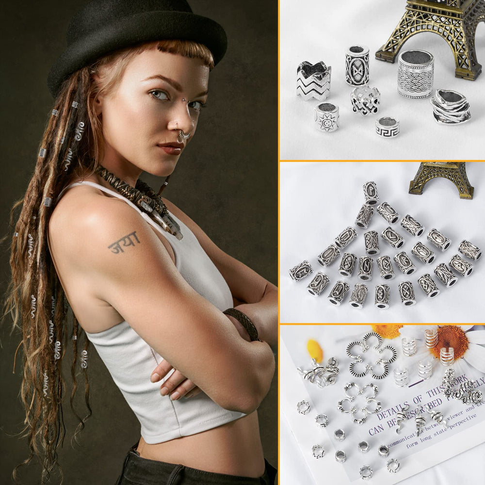 Vaikby variety of styles for personalized hair, beard, and jewelry braiding
