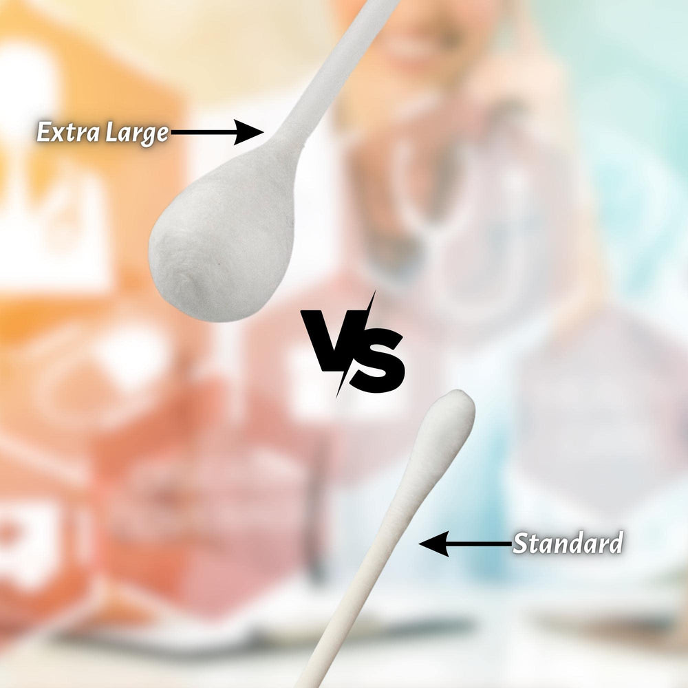 Vakly latex free swabs for allergy-friendly handling with absorbent tips