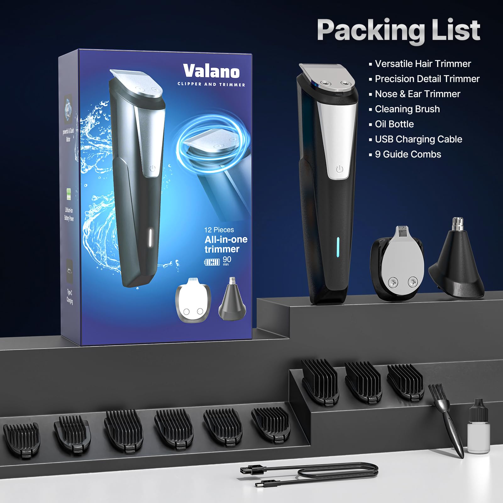 Valano family grooming setup suitable for daily routines