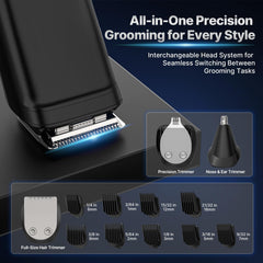 Valano trimmer accessories nine-combs for precise length control