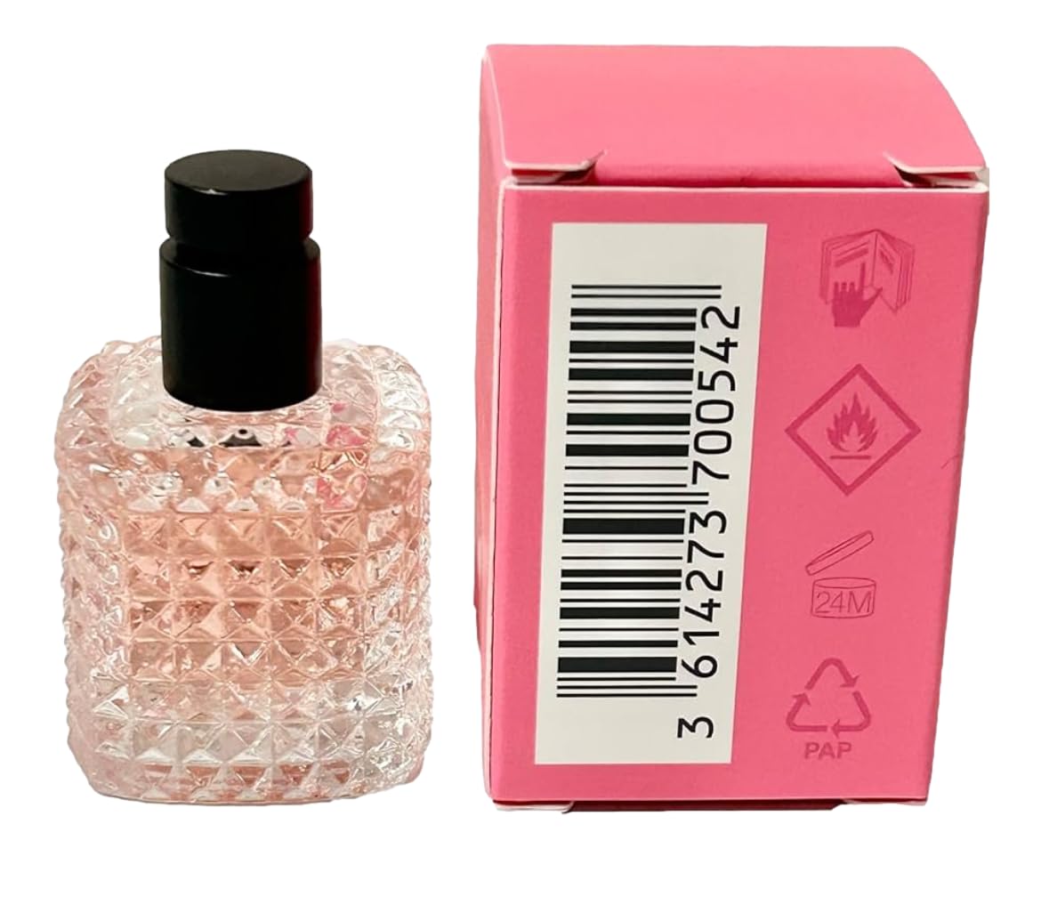 Valentino Born In Roma EDP travel packaging photo illustrates portable, gift-ready option.