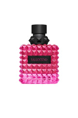 Valentino Born in Roma Extradose bottle pink showcases bold styling for evening occasions.