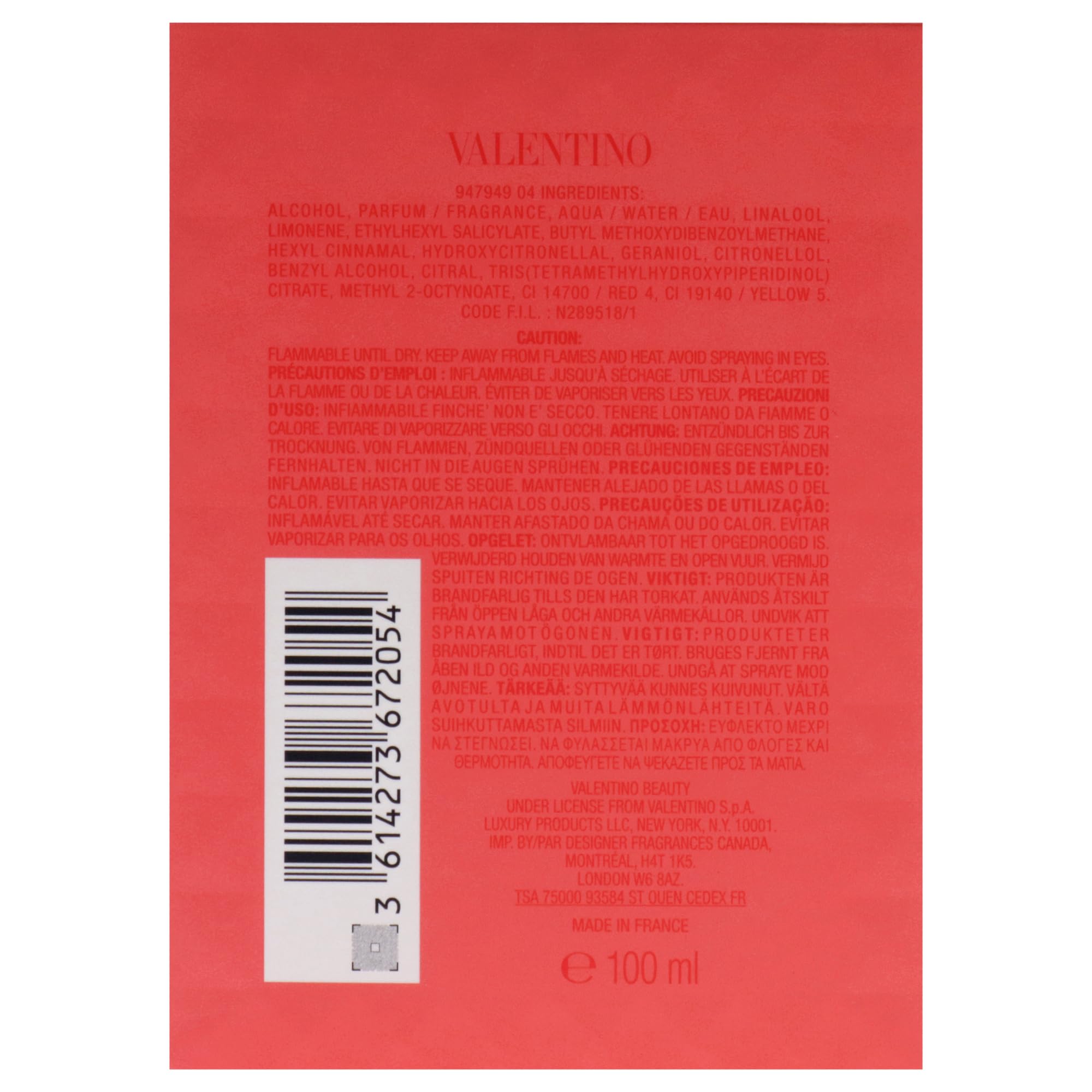 Valentino Coral Fantasy travel box, compact packaging ideal for on-the-go touch-ups.