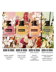 Valentino Donna Green Stravaganza bottle side view suggests modern elegance for a confident fragrance